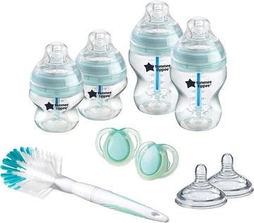 Advanced Anti- Colic Starter Feeding Bottle Kit- Clear