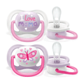 Ultra Air Pacifier 0 - 6 Pink - Purple | Pacifier | Avent for Prenatal LB - 6hr